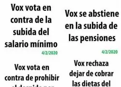 VOX no es lo que dice, es lo que hace