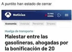 Las gasolineras se han re&iacute;do de todos como han podido