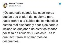 Las gasolineras ya salen ganando