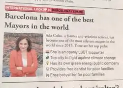 Ada Colau en el extranjero