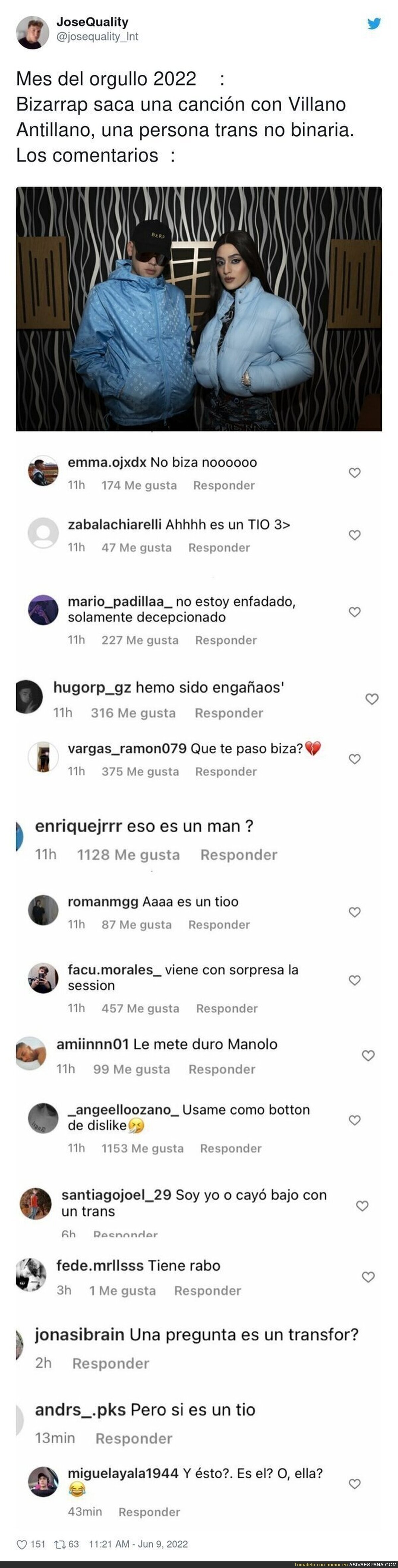 Las críticas a Bizarrap tras hacer colaboración con una gran artista trans