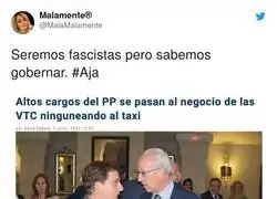 El PP haciendo de las suyas con los taxis