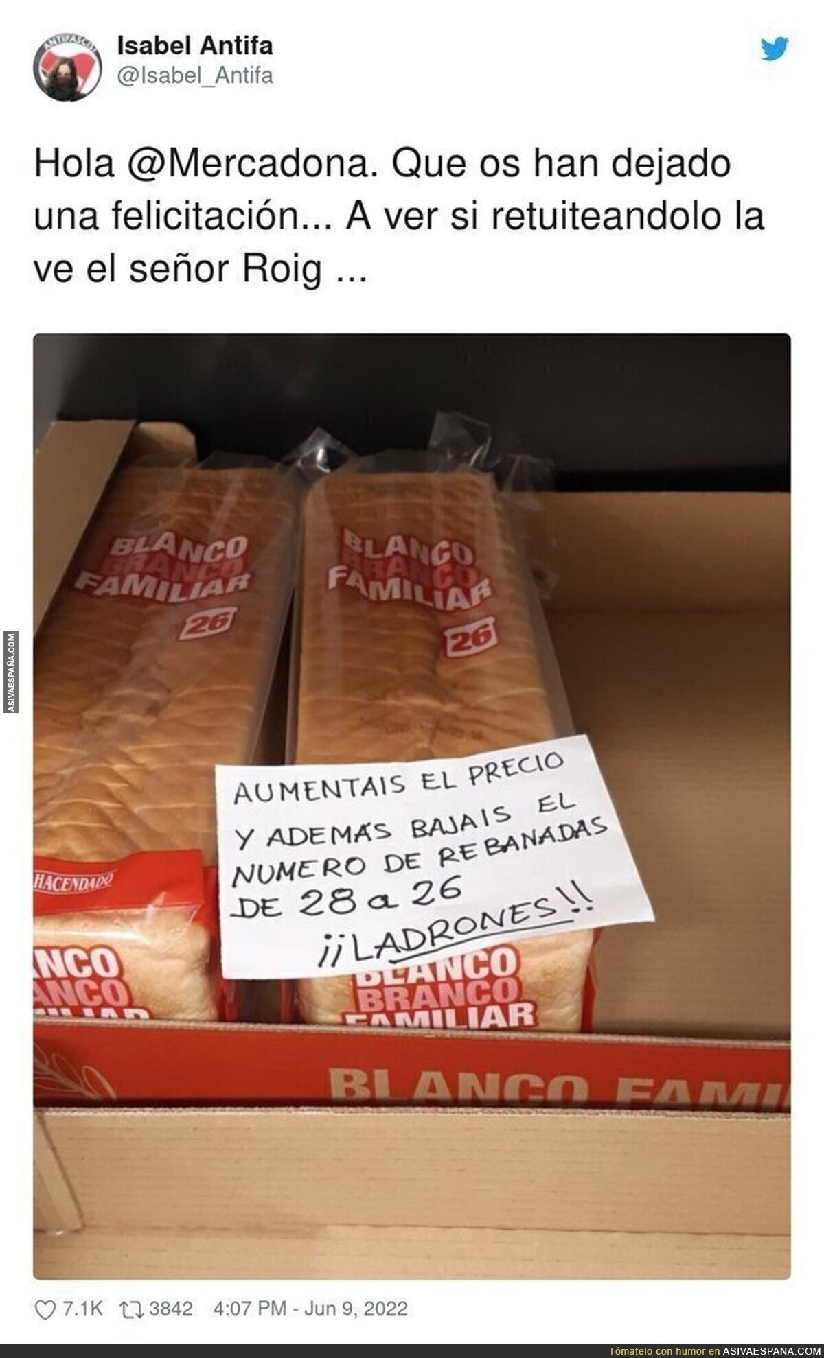 Mercadona tiene a la gente muy indignada