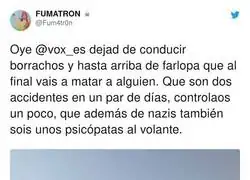 Hay que tener cuidado al volante