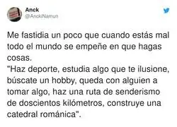 Lo que sea por sentirte mejor