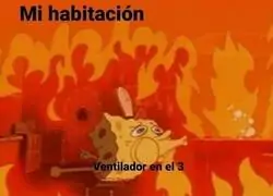 El ventilador no tiene nada que hacer