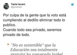 Que disfruten lo votado en Madrid