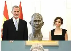 El busto de Felipe VI
