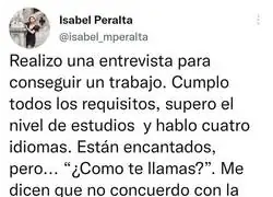 La discriminaci&oacute;n a la nazi de Isabel Peralta