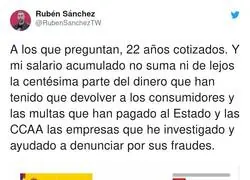 Rub&eacute;n S&aacute;nchez muestra su vida laboral para callar bocas