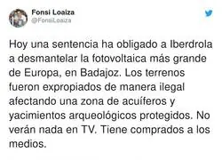 Iberdrola ha perdido en Badajoz
