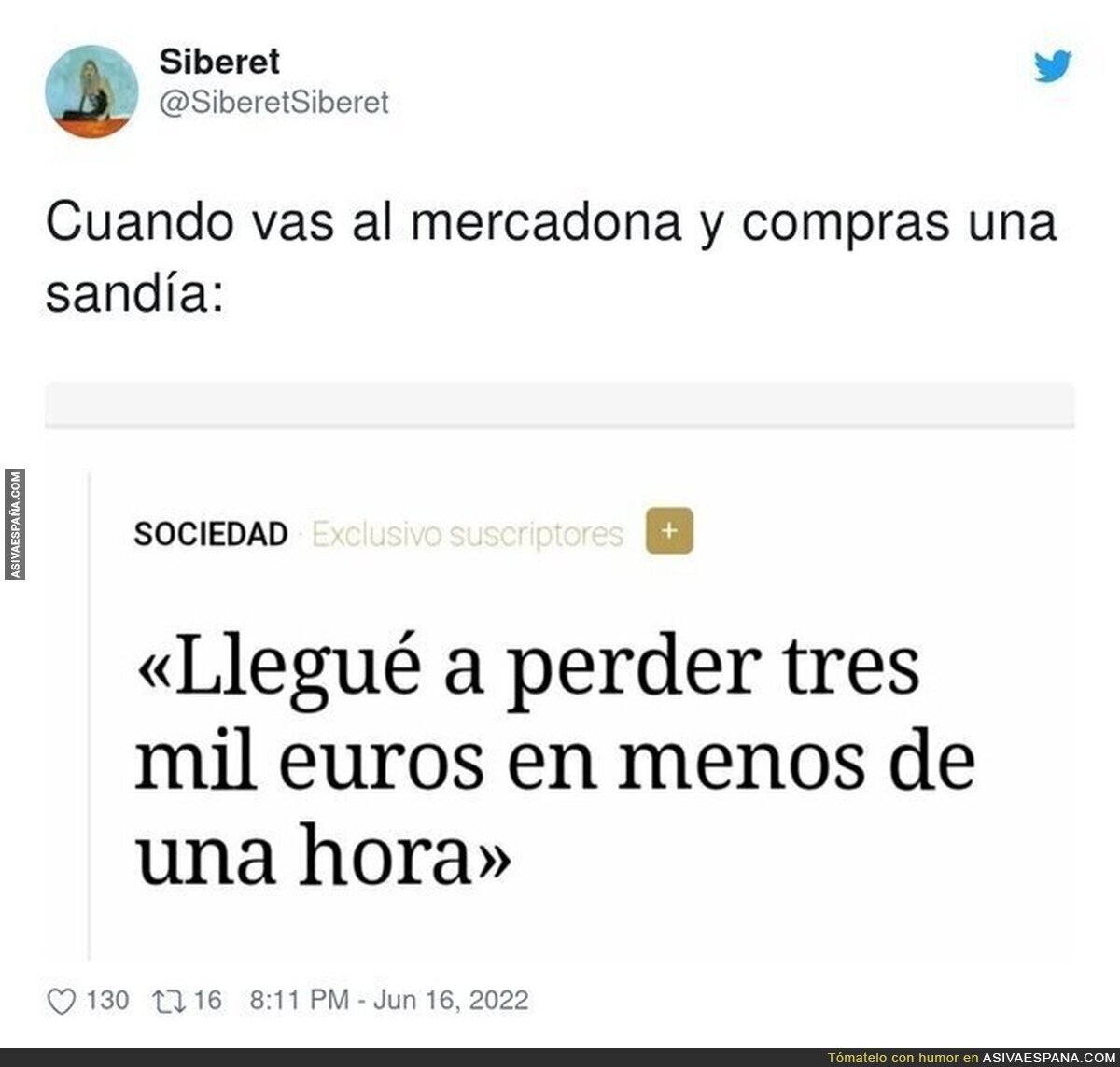 Sandía, gasolina y desayunar en el aeropuerto