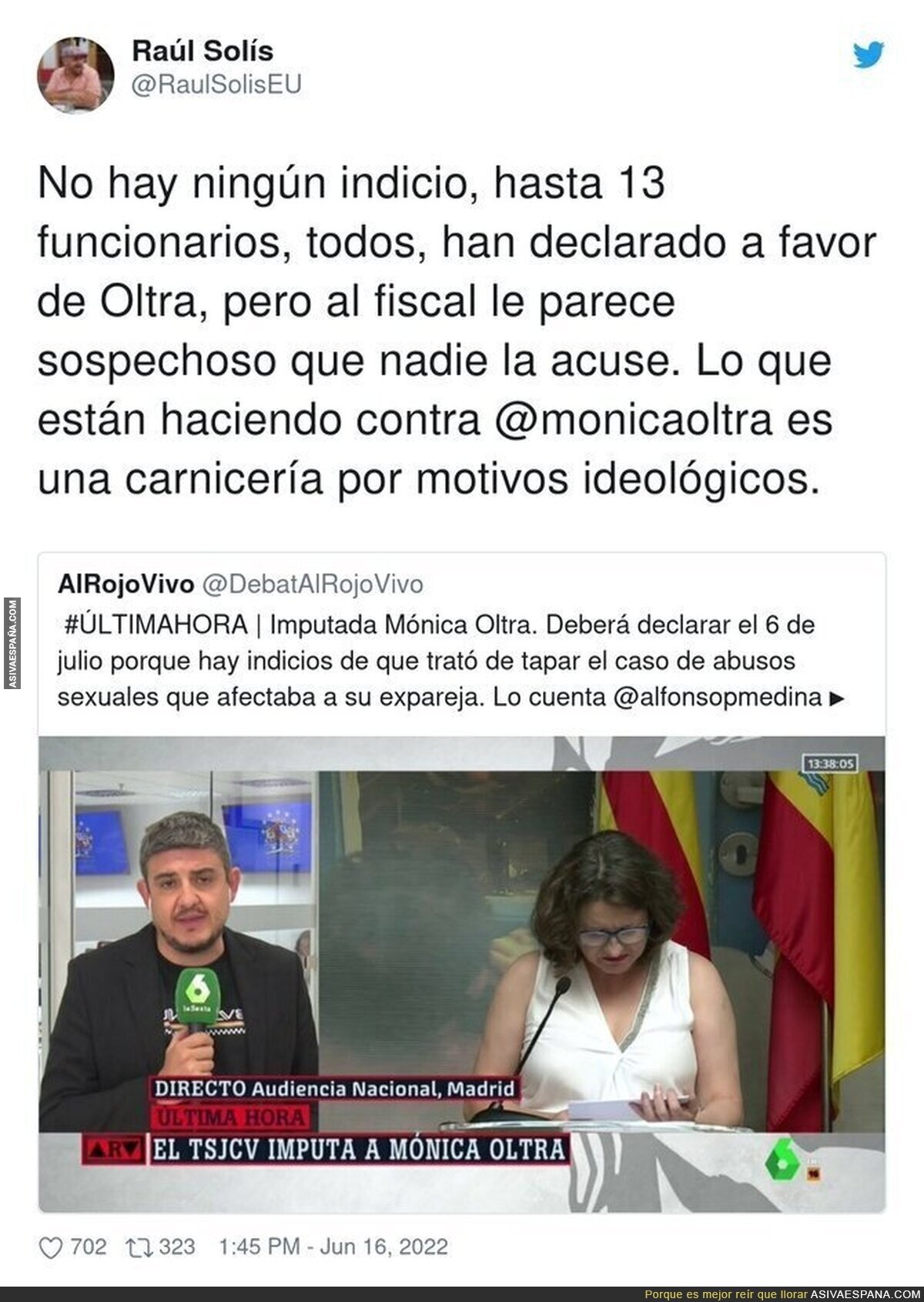 Cacería política contra Mónica Oltra