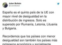 La desigualdad tremenda que hay en Espa&ntilde;a