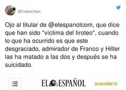 Les ha faltado decir que la culpa es de ellas por interponer sus cabezas en la trayectoria de las balas