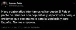 Antonio Cano, exdirector de 'El Pa&iacute;s' la l&iacute;a por completo al confesar lo que hac&iacute;an desde su diario para intentar dirigir Espa&ntilde;a a su antojo