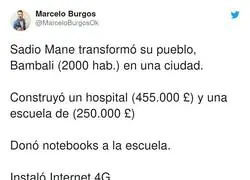Man&eacute; se ha ganado el cielo por completo