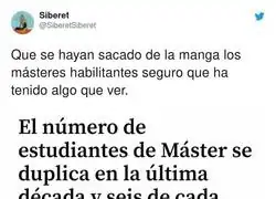 Si no tienes un m&aacute;ster no eres nadie