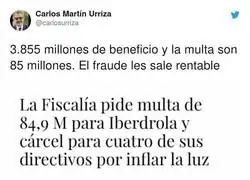 Robar sale gratis para Iberdrola