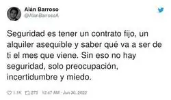 Miedo sin saber que pasar&aacute; contigo mismo