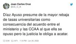 La cara tan dura que tiene Isabel D&iacute;az Ayuso