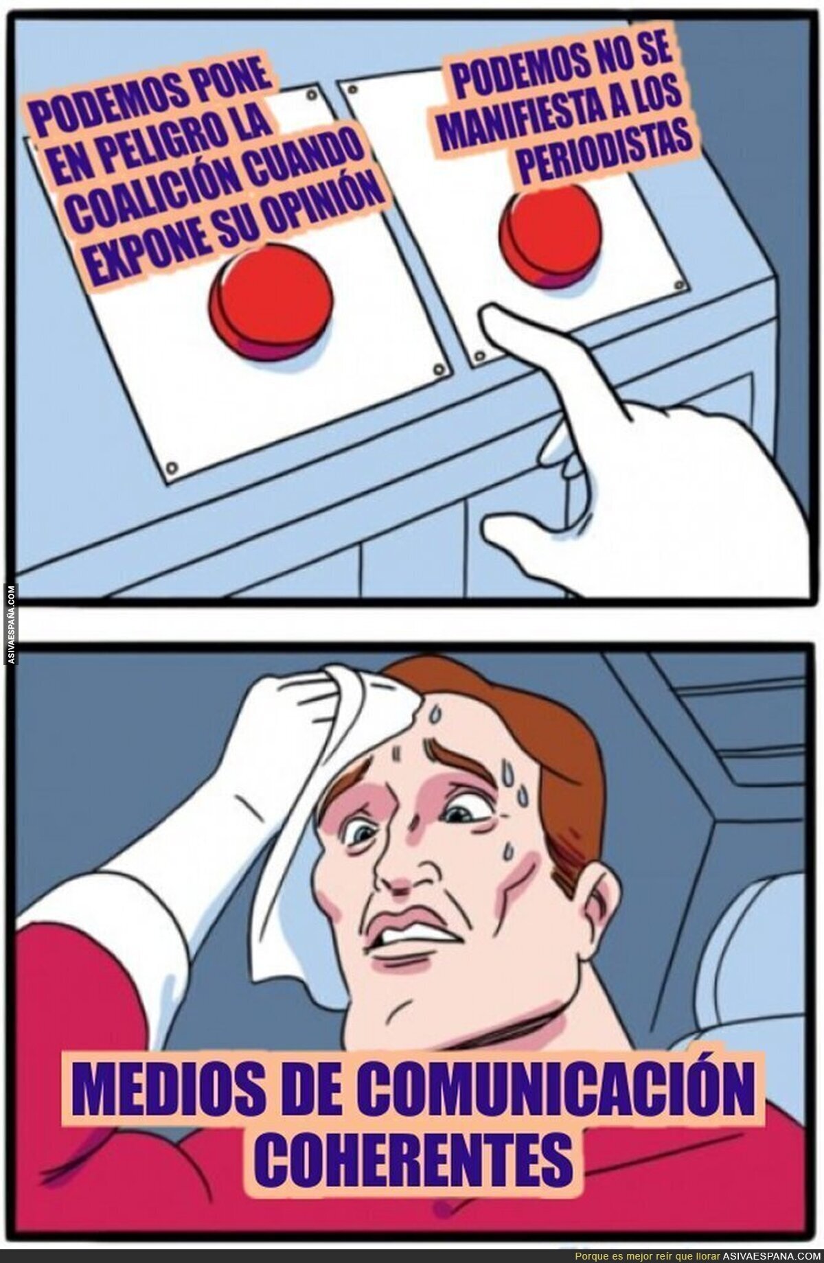 Para terminar pulsando los dos al mismo tiempo.