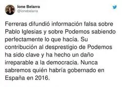Esc&aacute;ndalo monumental lo de Ferreras y Villarejo