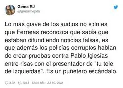 Ferreras no deber&iacute;a ejercer m&aacute;s de peeiodista