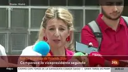 Yolanda D&iacute;az sobre los audios entre Villarejo y Ferreras: "El ataque brutal que se ha dispensado contra Podemos y fuerzas independentistas con recursos p&uacute;blicos ha sido absolutamente desconocido en la historia de la democracia de nuestro pa&iacute;s y del mun