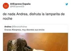 Muy discreto el env&iacute;o de Aliexpress