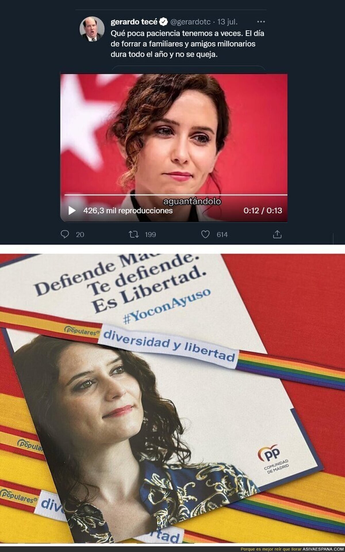 Entretanto en el Madrid del respeto, La Tolerancia y La Libertad de CrazyPussy