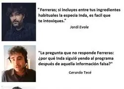 Lo &uacute;nico decente que se saca del FerrerasGate es desvelar los periodistas que se mojan