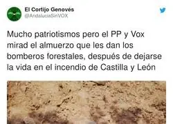 La recompensa para unos bomberos