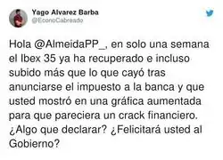 La  intoxicaci&oacute;n de Jos&eacute; Luis Mart&iacute;nez Almeida intentando alarmar a la gente