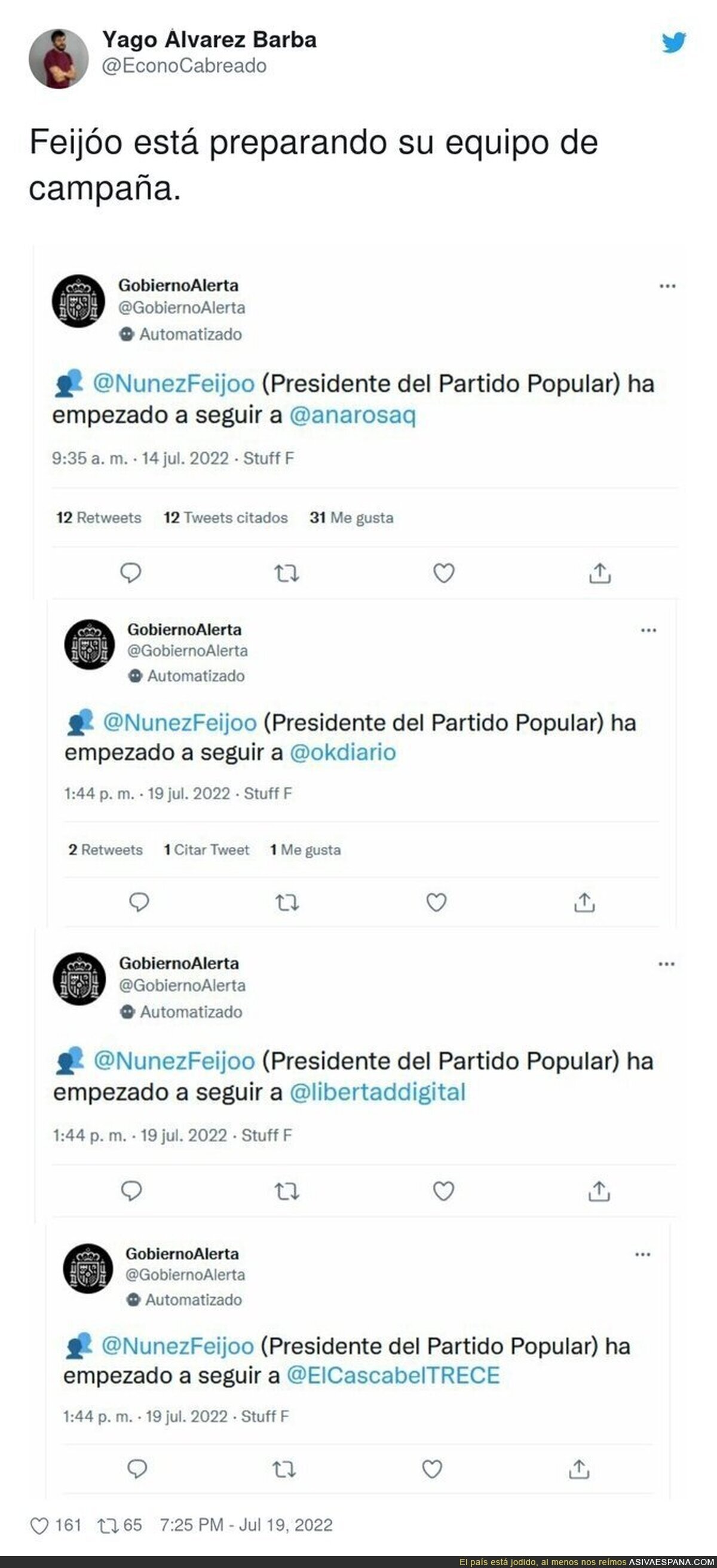 Feijóo preparando el terreno