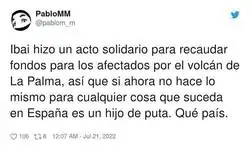 La culpa siempre para Ibai en vez de mirar a los pol&iacute;ticos