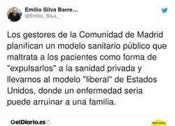 El peligro que nos espera en la Sanidad de Madrid