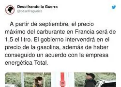 Francia toma la delantera y nos lleva a&ntilde;os de ventaja con el carburante