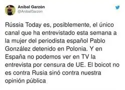 Censura contra el pueblo espa&ntilde;ol