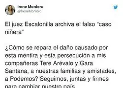Irene Montero gana contra toda la campa&ntilde;a que ten&iacute;a en contra