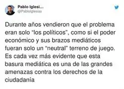 El peligro de la prensa manipuladora