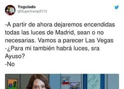 Luces para casi todos en Madrid