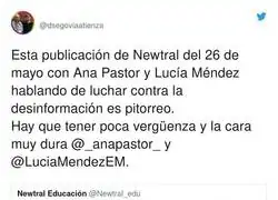 La desinformaci&oacute;n al poder