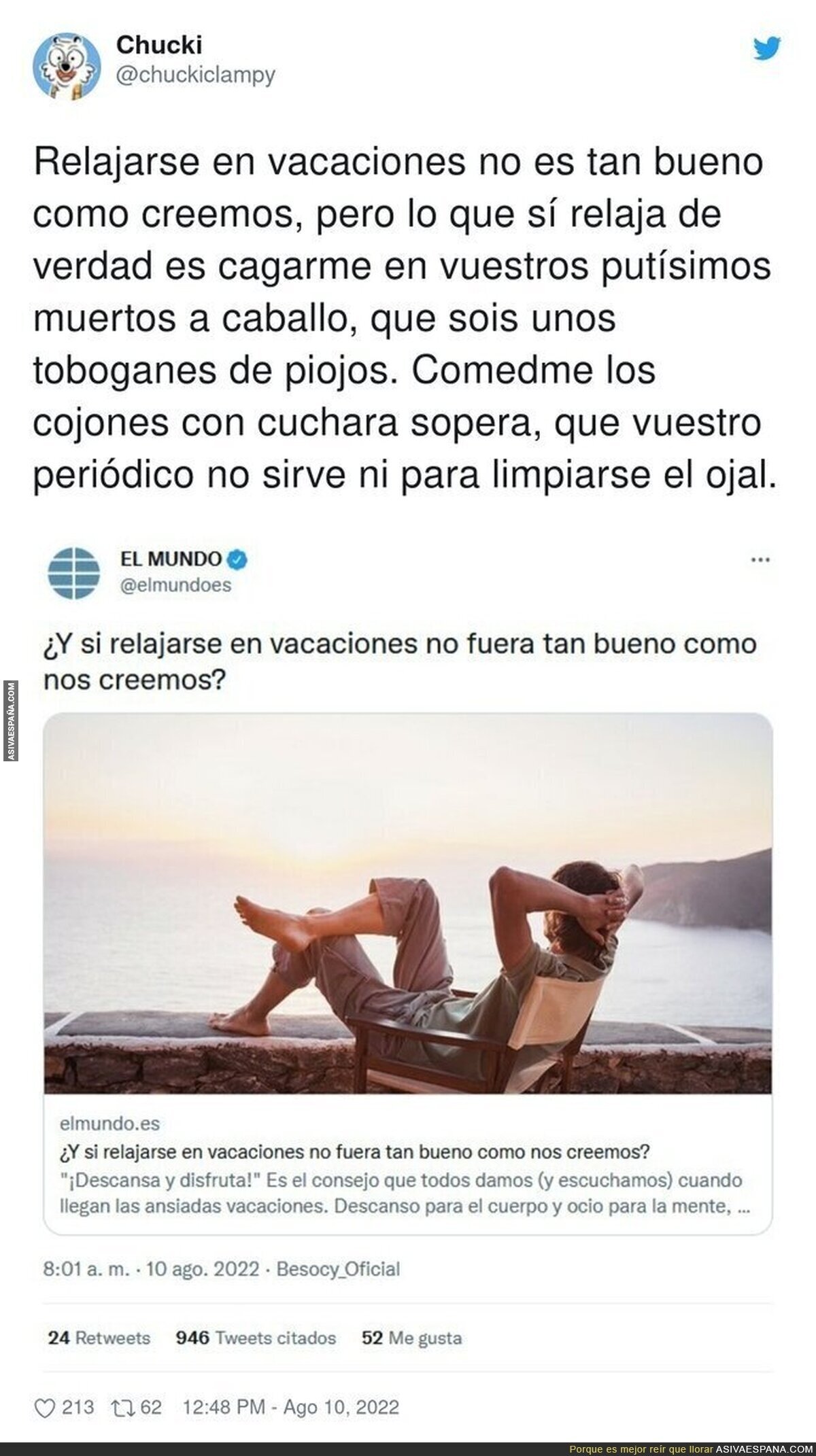 Ya empiezan a normalizar el no tener vacaciones