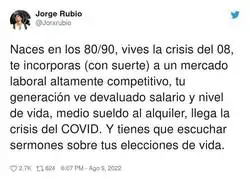 Menuda vida ha tocado vivir