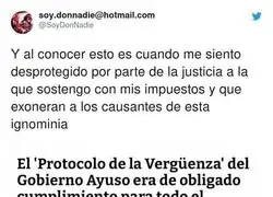 Detalles de la verg&uuml;enza que hizo Isabel D&iacute;az Ayuso