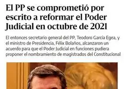 &iquest;Qu&eacute; hay de la renovaci&oacute;n del CGPJ, Alberto?