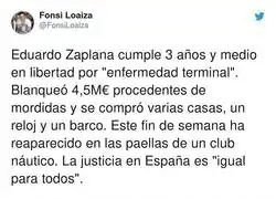 La buena vida que se est&aacute; pegando Eduardo Zaplana