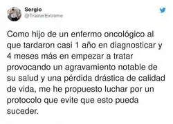 Ning&uacute;n enfermo oncol&oacute;gico deber&iacute;a esperar m&aacute;s de 10 d&iacute;as para empezar tratamiento desde la fecha de diagn&oacute;stico...