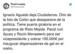 &iquest;Alguien se acordaba de Ignacio Aguado? &iquest;Y de Ciudadanos?